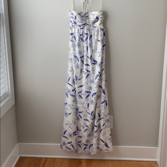 Alice and Olivia Silk Floral Maxi Dress - Picture 3 of 8
